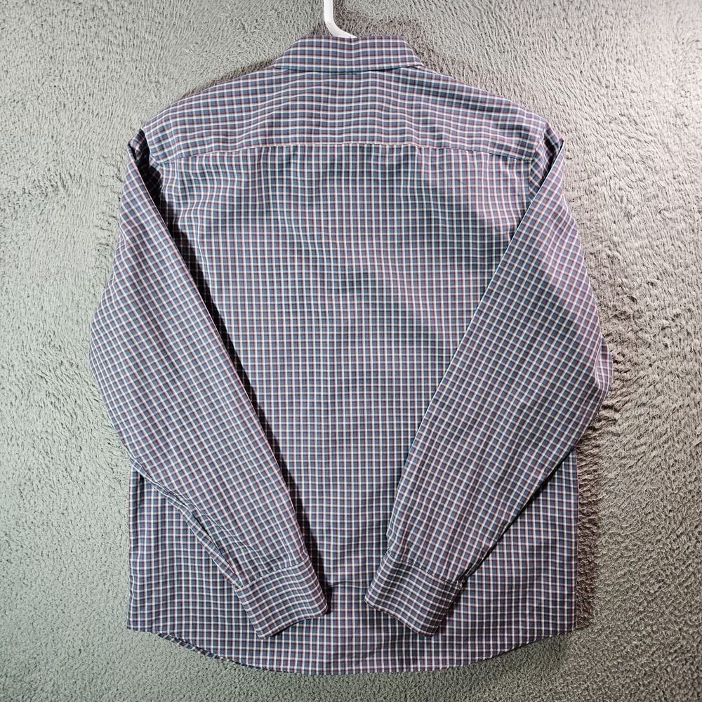 Untuckit Shirt Men XL‎ Slim Fit Button Up Long Sleeve Multicolor Plaid - Picture 7 of 10
